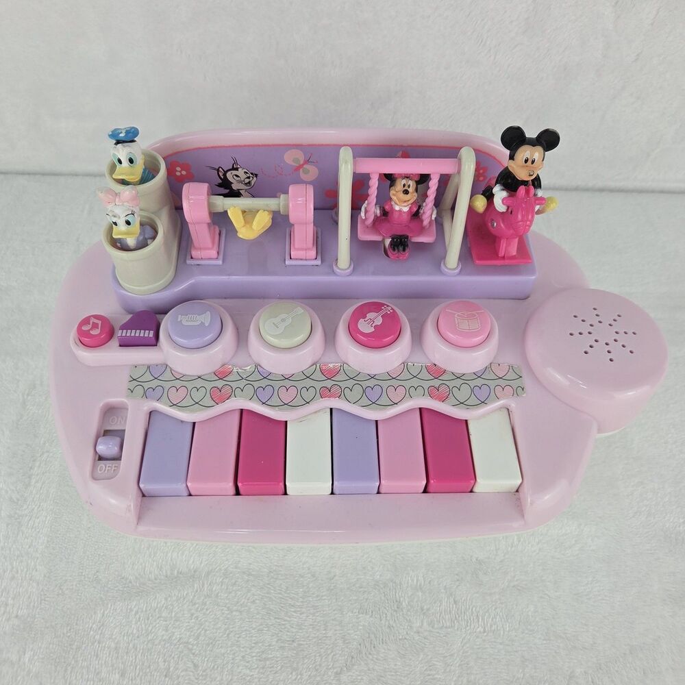 Vintage Kiddieland Disney Minnie Mouse Friends Activity Piano‎ Toys R Us